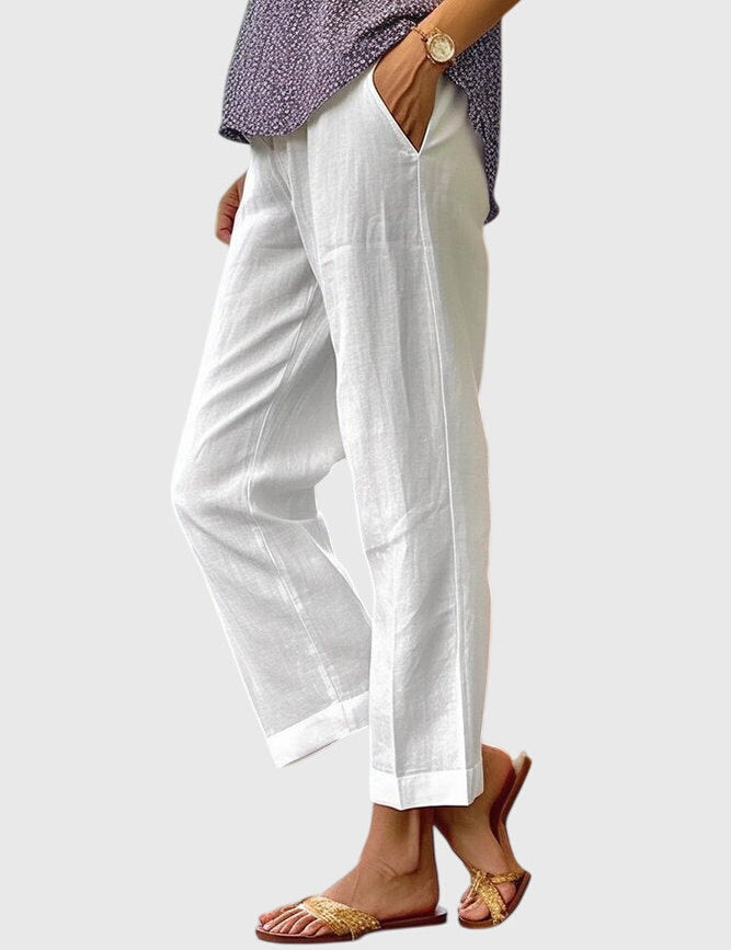 ISABELLA | PANTALONI IN LINO DAL TAGLIO MORBIDO