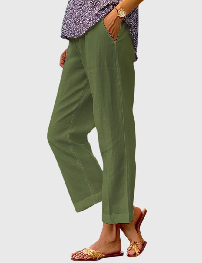 ISABELLA | PANTALONI IN LINO DAL TAGLIO MORBIDO