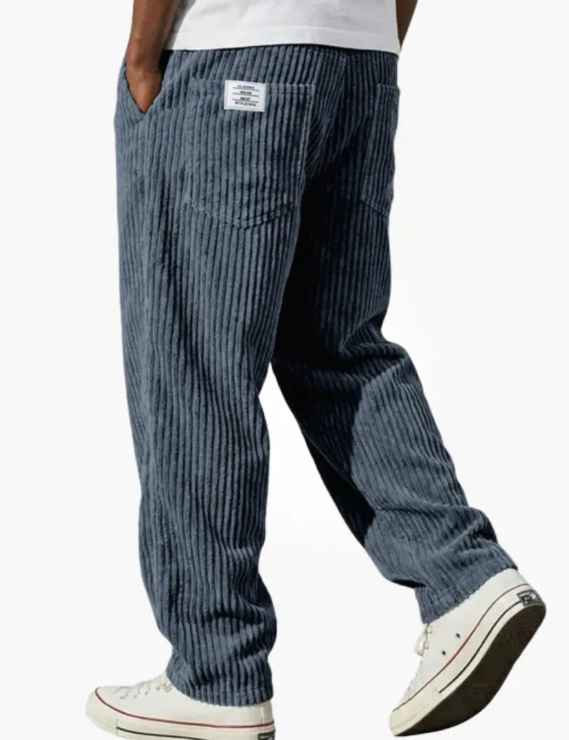 TOMMASO | PANTALONI IN VELLUTO A COSTE