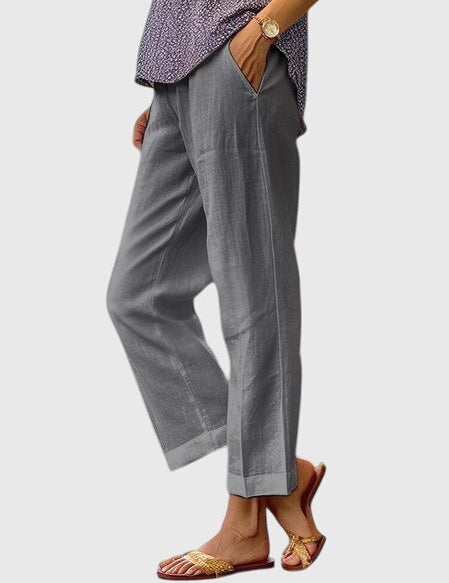 ISABELLA | PANTALONI IN LINO DAL TAGLIO MORBIDO