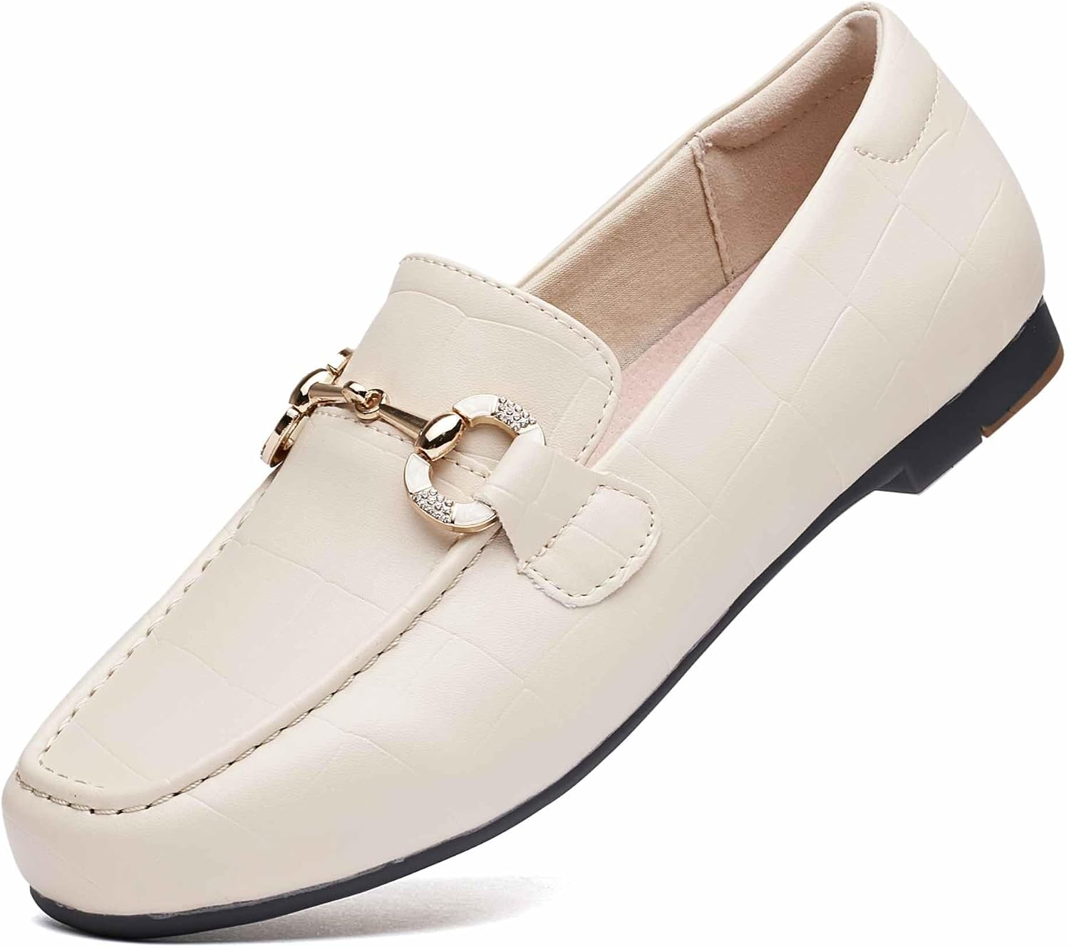 Isla™ | Mocassini in Pelle Morbida con Fibbia Dorata
