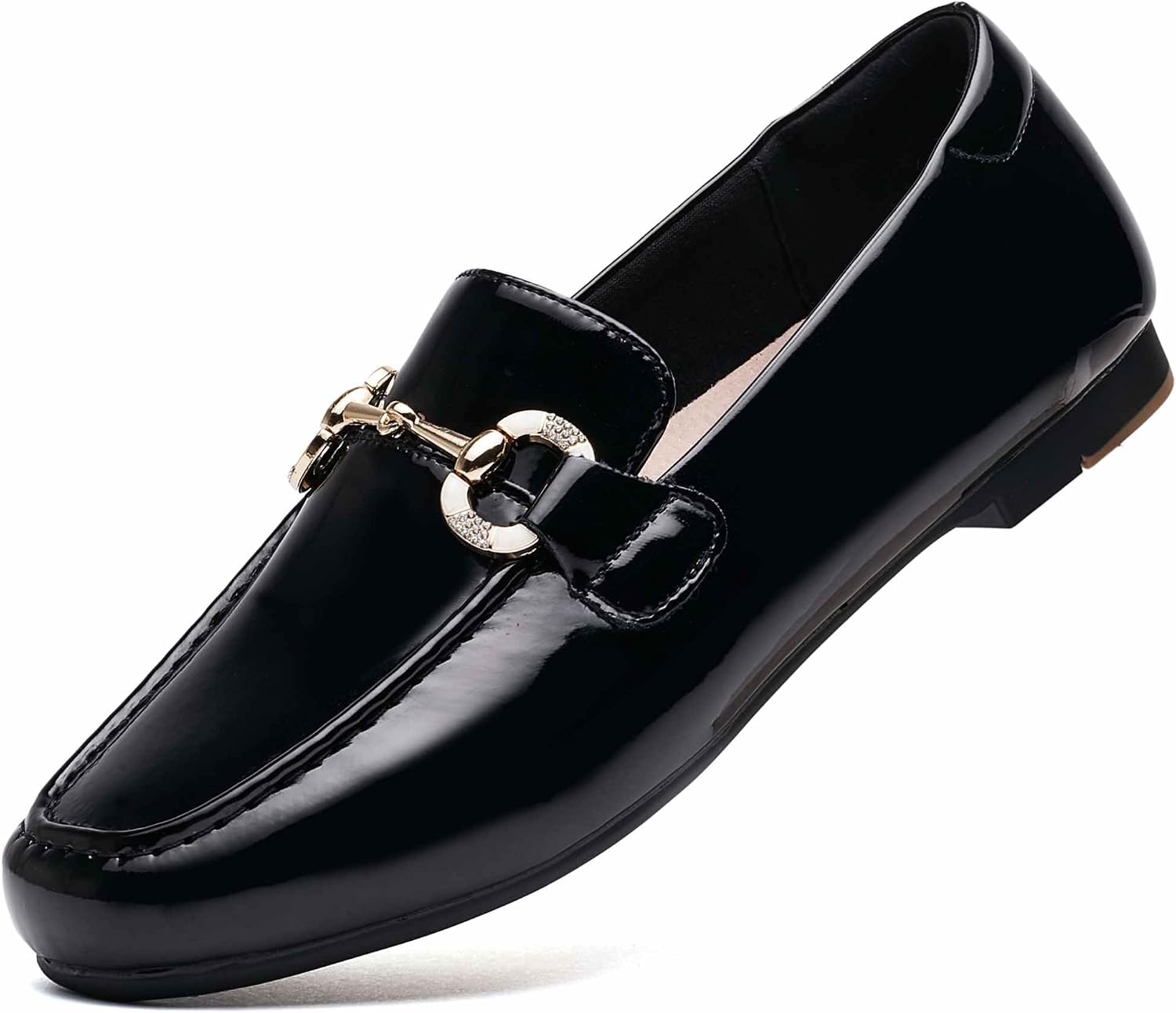 Isla™ | Mocassini in Pelle Morbida con Fibbia Dorata