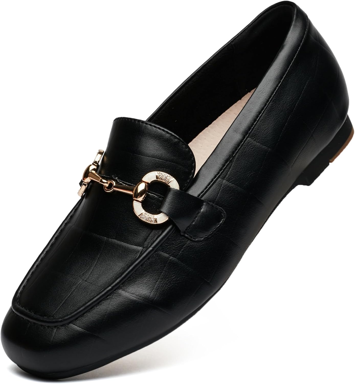 Isla™ | Mocassini in Pelle Morbida con Fibbia Dorata