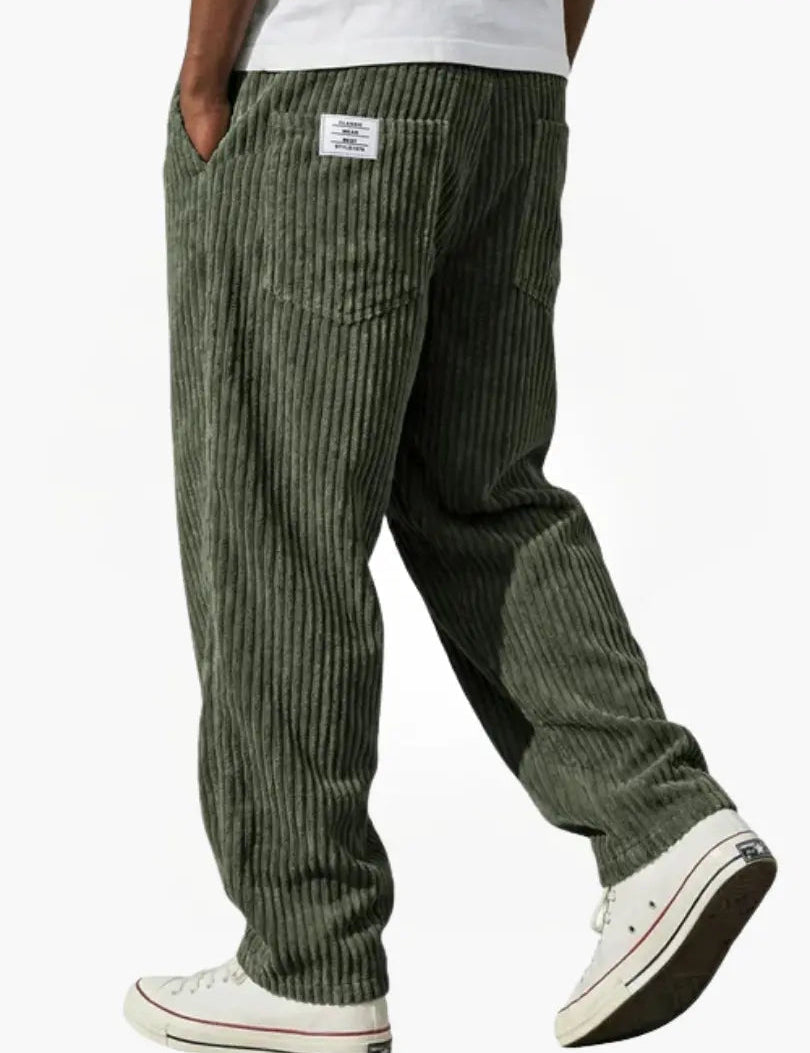 TOMMASO | PANTALONI IN VELLUTO A COSTE