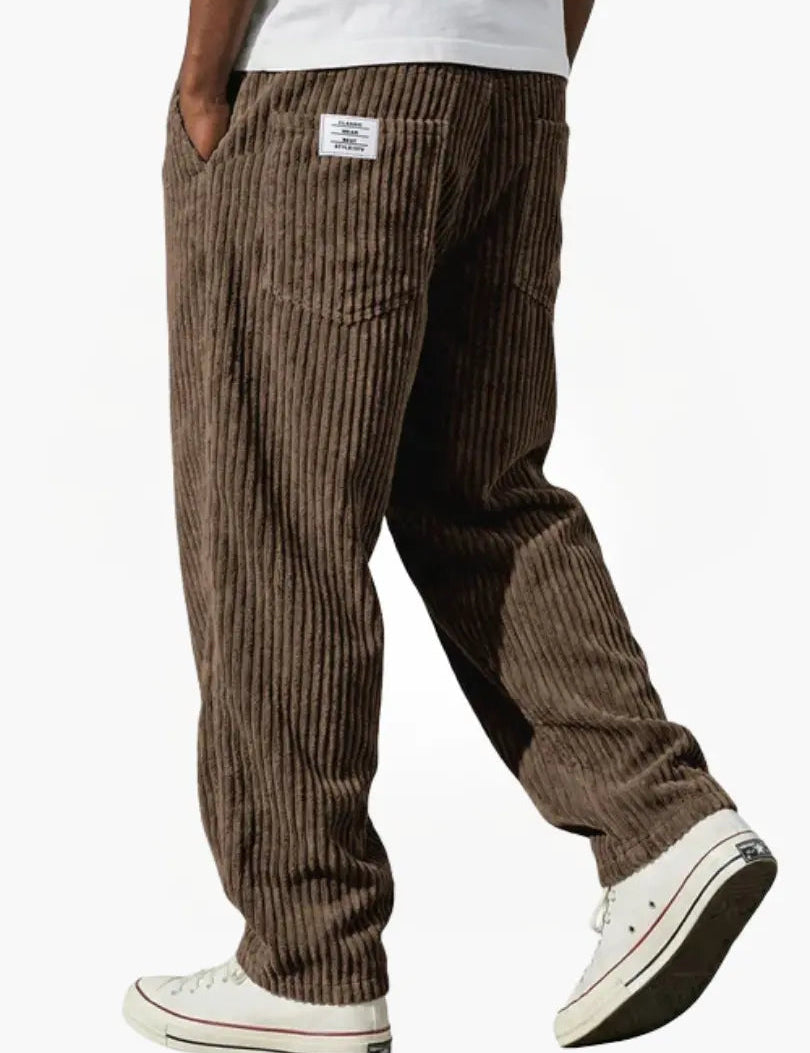 TOMMASO | PANTALONI IN VELLUTO A COSTE