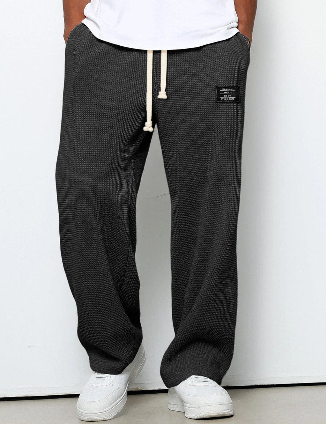 MATTEO | PANTALONI WAFFLE PREMIUM