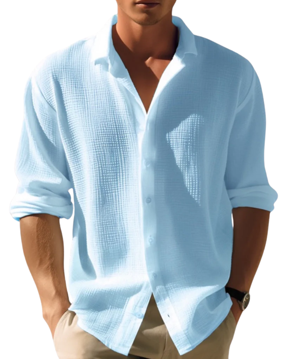 EMILIANO | CAMICIA IN LINO E COTONE DALL'ELEGANZA NATURALE