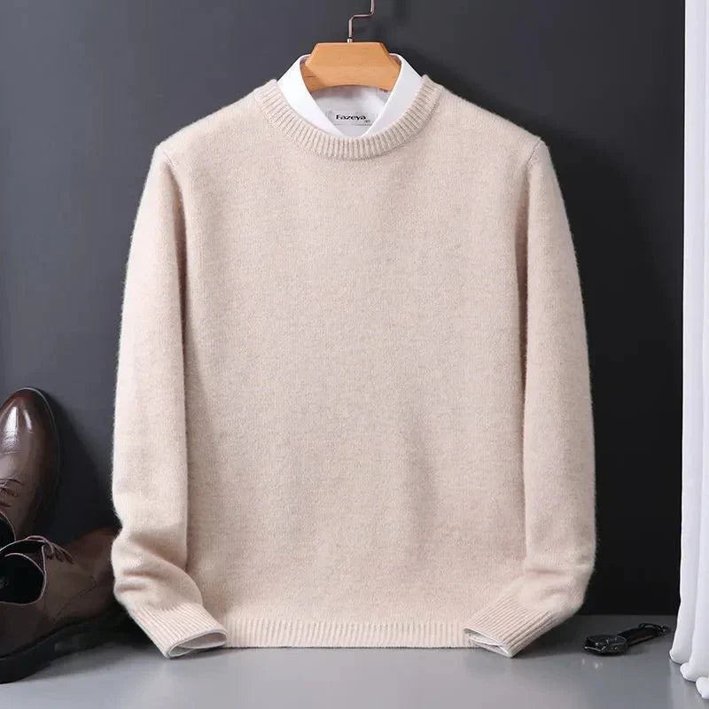 Emiliano | Maglione Azzurro Cielo Girocollo