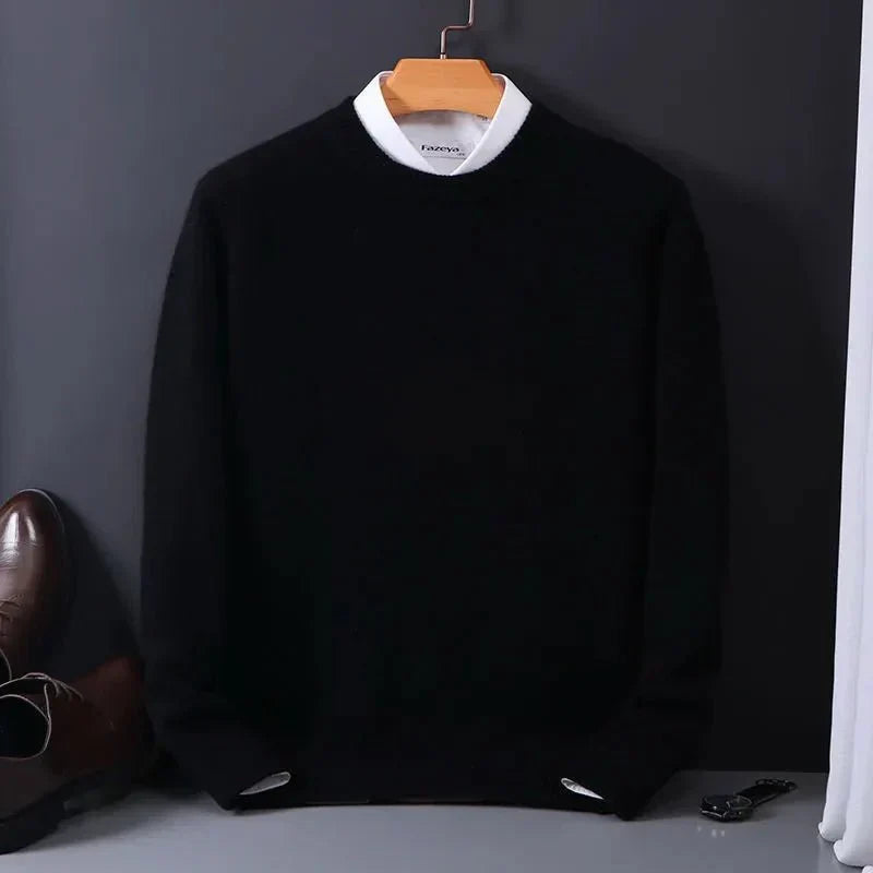 Emiliano | Maglione Azzurro Cielo Girocollo