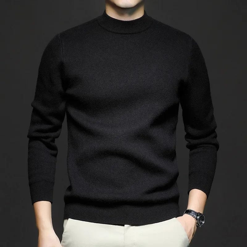 Giacomo | Maglione Beige Collo Alto
