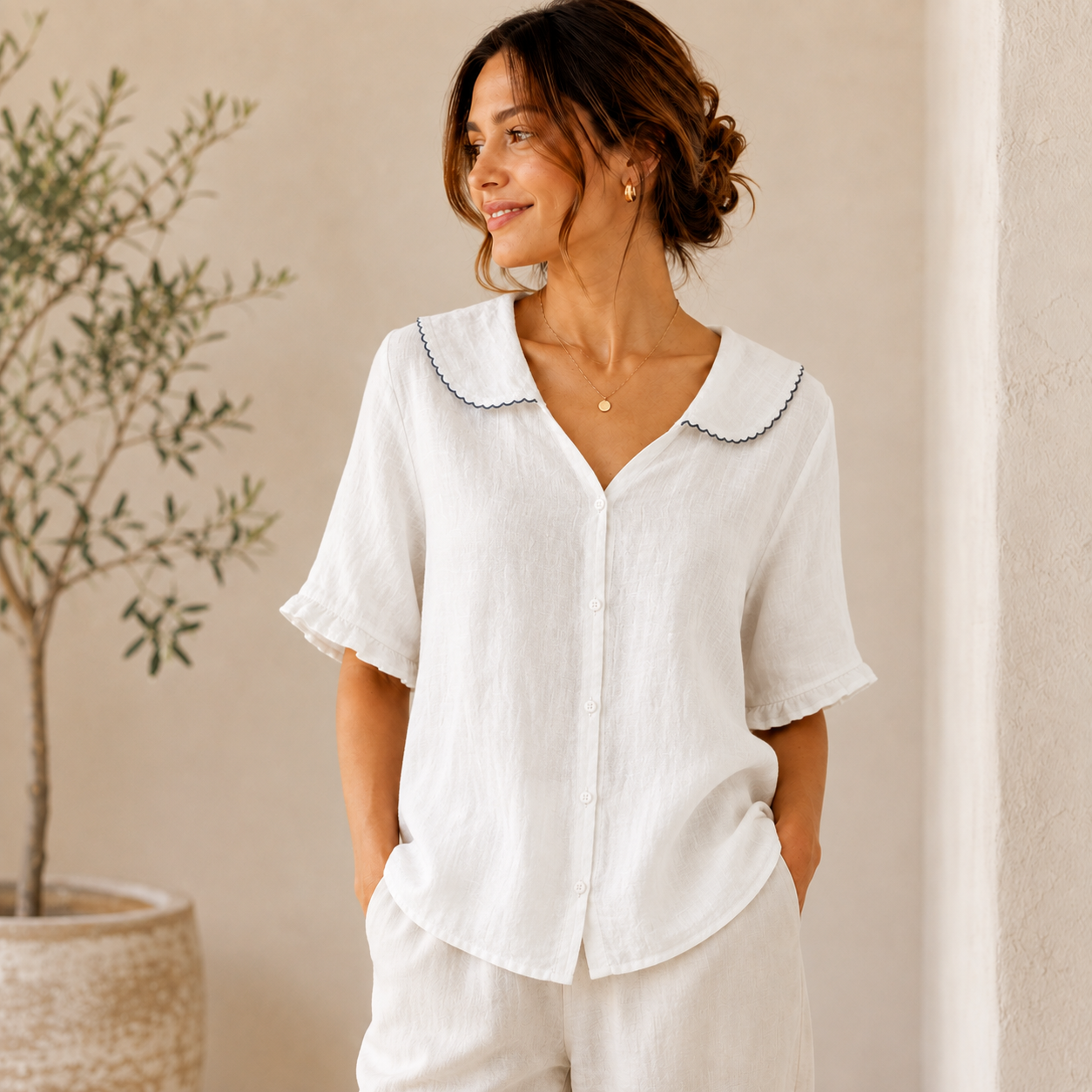 GIULIA | BLUSA IN LINO VINTAGE