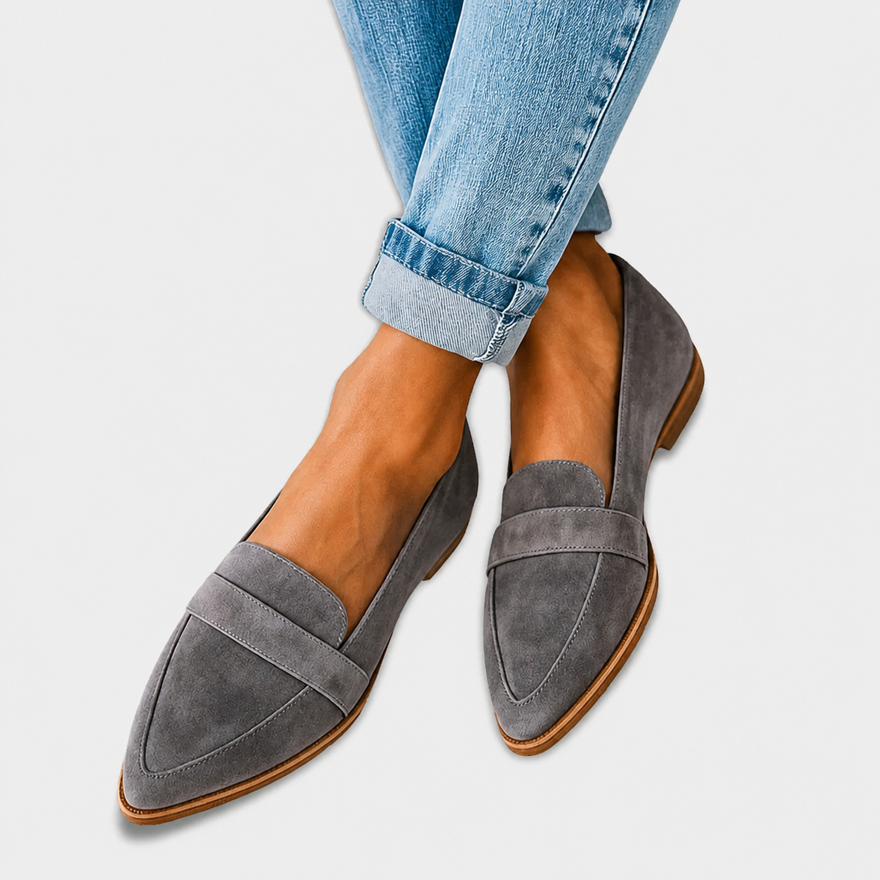 Giulia Parma | Mocassini in suede con finitura opaca