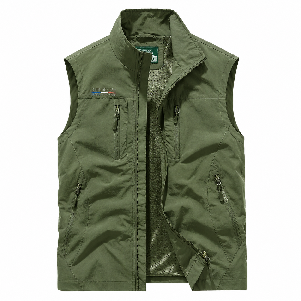 Ruggero | Gilet Multitasche Grigio Tecnico