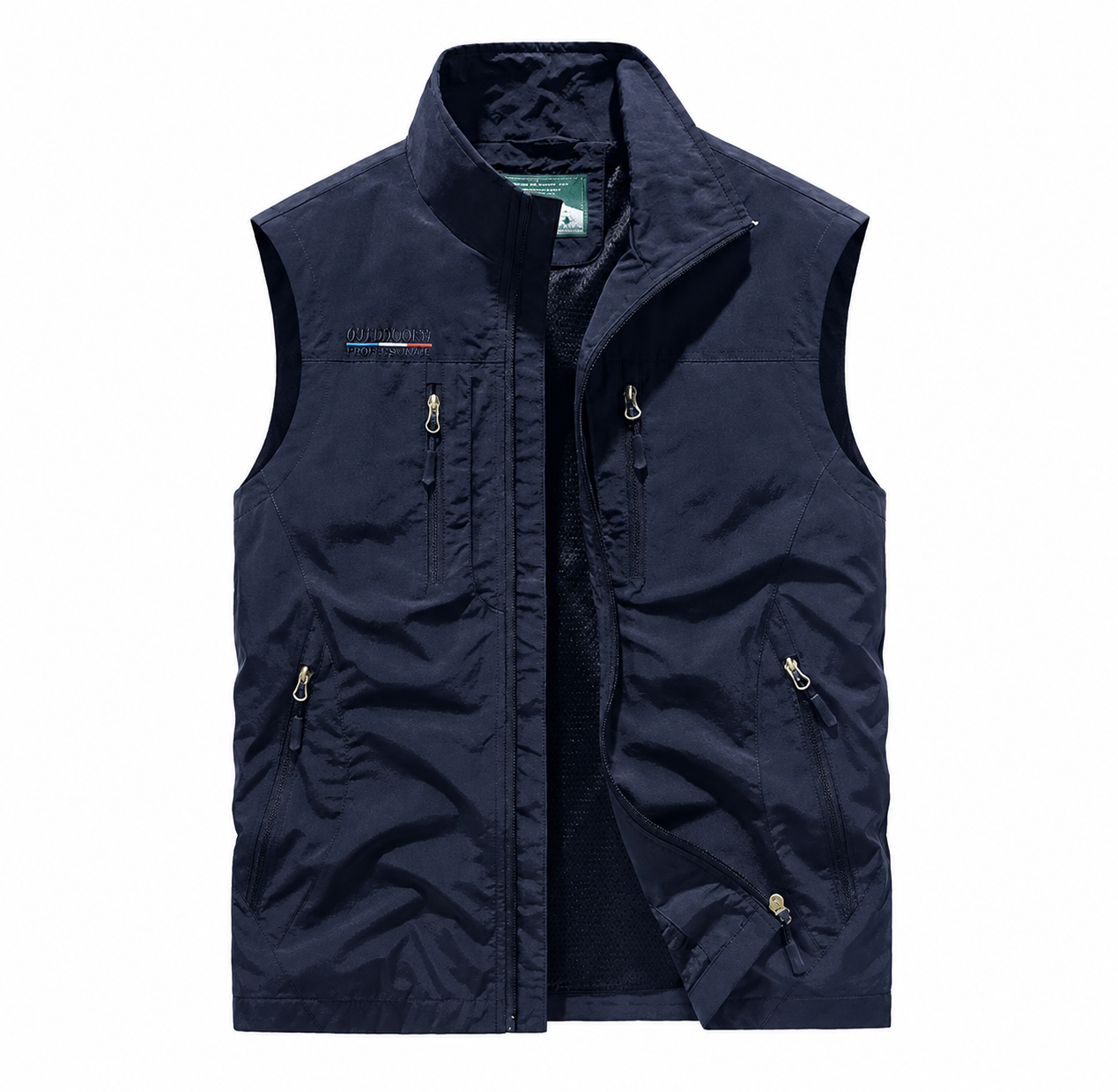 Ruggero | Gilet Multitasche Grigio Tecnico