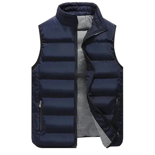 Vittorio | Gilet Piumino Blu Notte Trapuntato